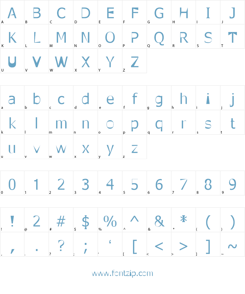 Sans Ngesti Font Character